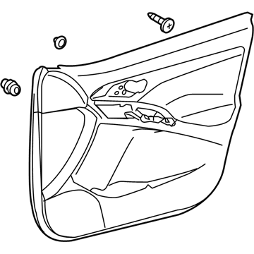 Toyota 67610-02J21-B0 Door Trim Panel