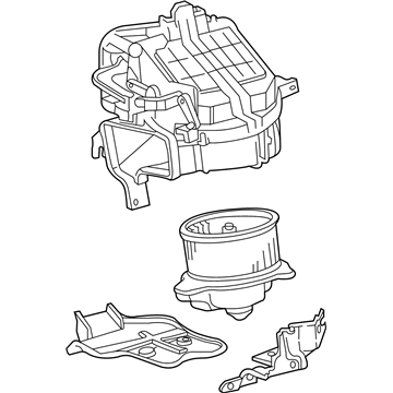 Toyota 87130-08020 Blower Assembly