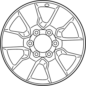 Toyota 42611-35390 Wheel, Alloy