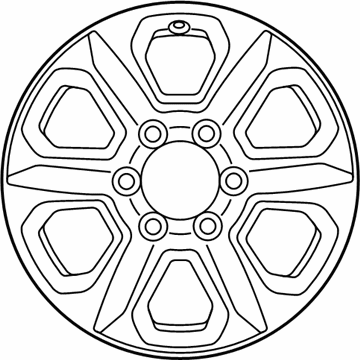 Toyota 42611-35520 Wheel, Alloy