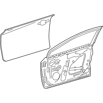 Toyota 67001-02460 Panel Sub-Assembly, Fr D