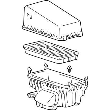 Toyota 17700-74541 Air Cleaner Assembly