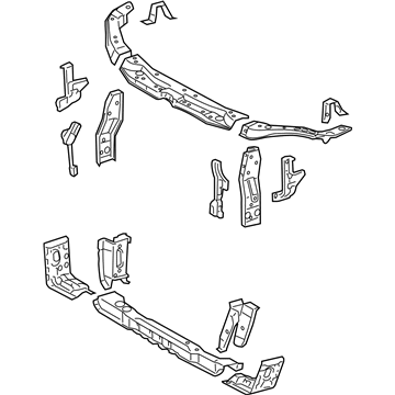 Toyota 53201-33162 Radiator Support