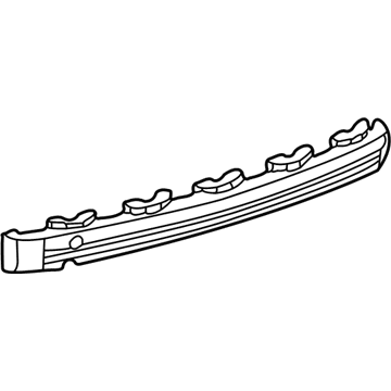 Toyota 52615-20250 Absorber, Rear Bumper Energy