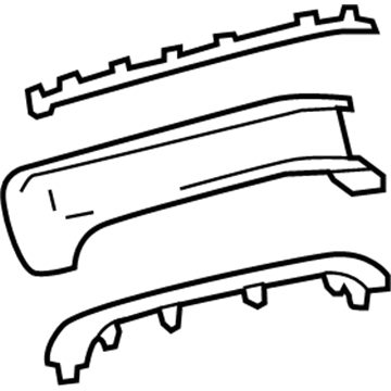 Toyota 55418-42010 Filler Trim