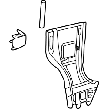 Toyota 61023-0C090 Hinge Pillar Reinforcement