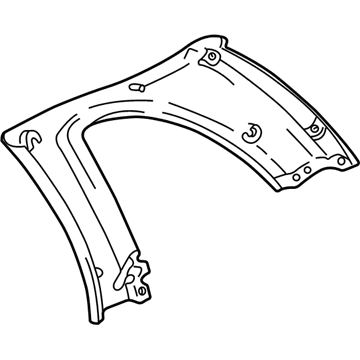 Toyota 62470-42080-B0 Upper Quarter Trim