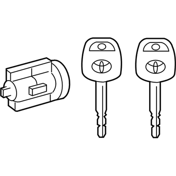 Toyota 69057-04090 Ignition Lock Cylinder