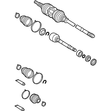 Toyota 43410-08030 Axle Assembly