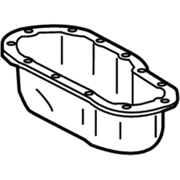 Toyota 12102-0P030 Lower Oil Pan