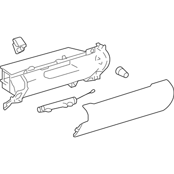 2015 Toyota Camry Glove Box - 55303-06391-A1