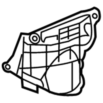 Toyota 53737-08020 Seal, Front Fender Apron