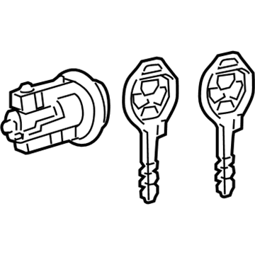 Toyota Camry Ignition Lock Assembly - 69057-06310