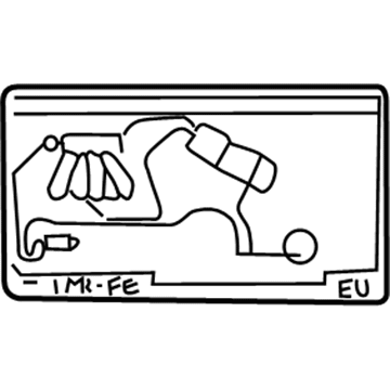 Toyota 17792-20220 Vacuum Diagram