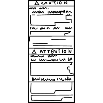 Toyota 41992-48020 Info Label