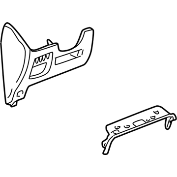 Toyota 55432-42901-B0 Lower Panel