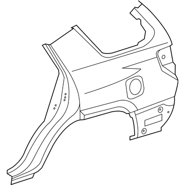 Toyota 61611-35271 Quarter Panel