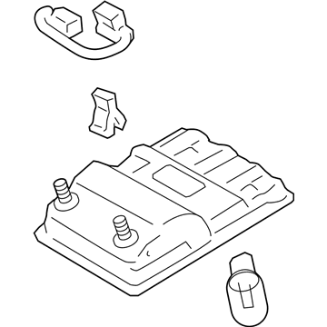 Toyota 63650-06432-B0 Overhead Console