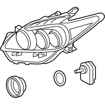 Toyota 81185-47221 Driver Side Headlight Unit Assembly