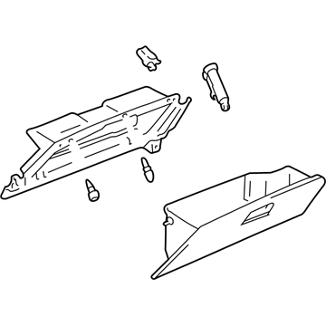 Toyota 55303-AA020-B0 Glove Box Assembly