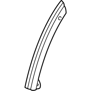 Toyota 67408-AC020 Guide Channel, Rear Driver Side