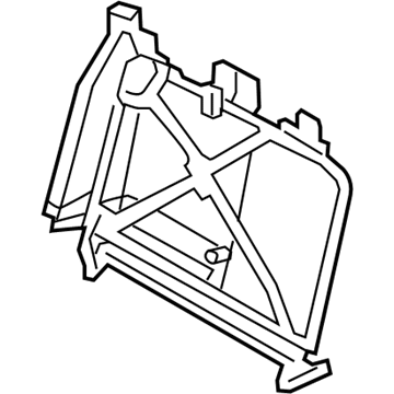 Toyota 71017-AC040 Frame Sub-Assy, Rear Seat Back, RH