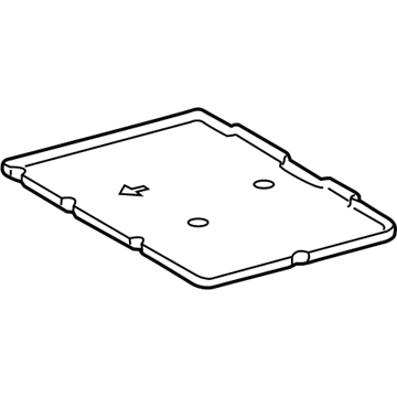 Toyota 74431-0T010 Tray, Battery