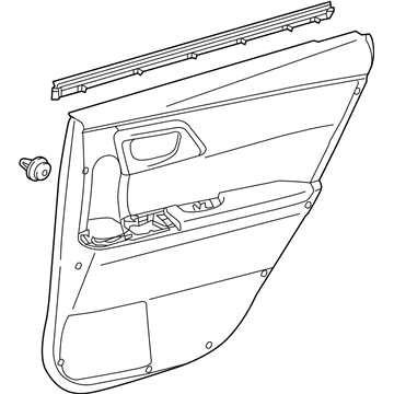 Toyota 67640-12N90-C1 Panel Assembly, Rear Door