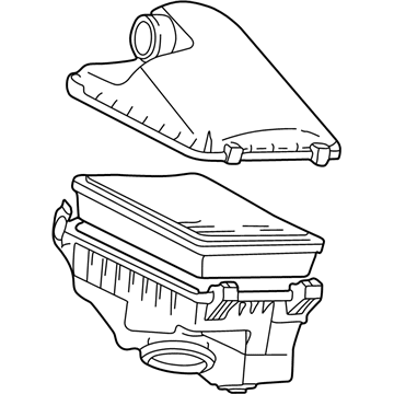 1999 Toyota Corolla Air Filter Box - 17700-0D010