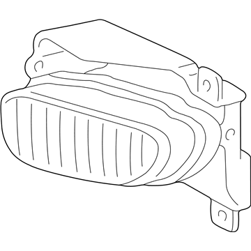 Toyota 81221-0C010 Lamp Unit, Fog Lamp, LH