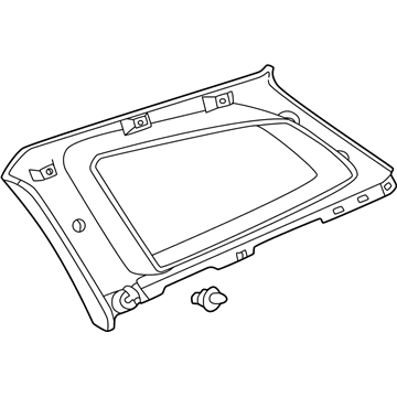 Toyota 62471-02171-B0 Upper Quarter Trim