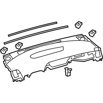 Toyota 55300-47290-C0 Panel Assembly, Instrument