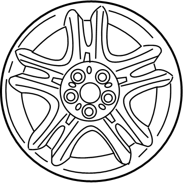 Toyota 42611-2B280 Wheel, Alloy