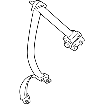 Toyota 73360-01100-B0 Belt & Retractor