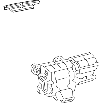 Toyota 55950-48100 Defroster Nozzle