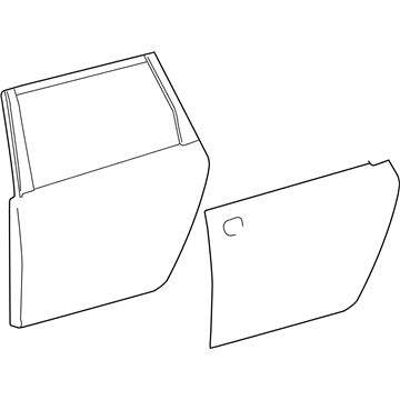 Toyota 67004-08094 Panel Sub-Assembly, SLID