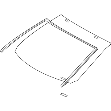 Toyota 56101-42400 Glass Sub-Assembly, Wind