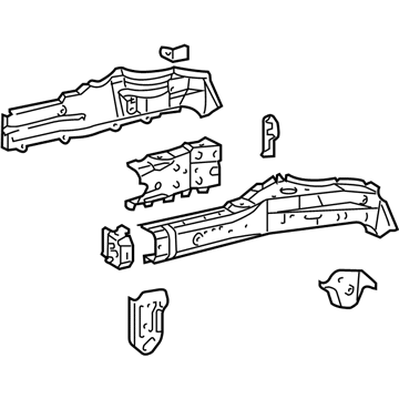 Toyota 57101-47900 Sidemember Assembly