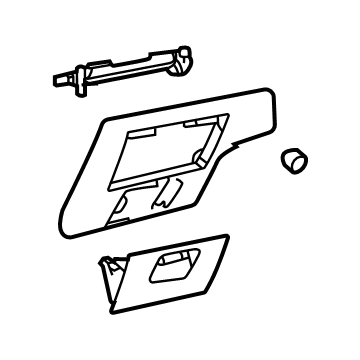 Toyota 55045-0E160-C0 Switch Bezel