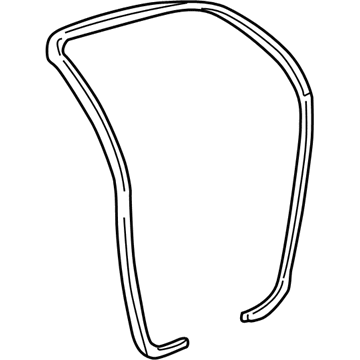 Toyota 62333-52011-B1 Trim, Rear Door Opening