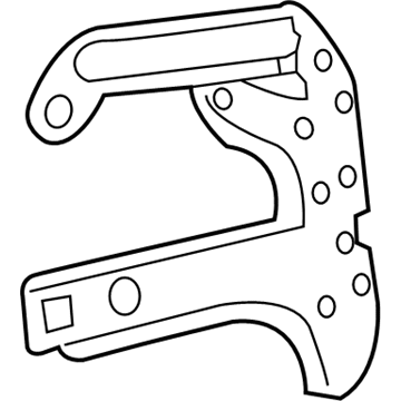 Toyota 86212-02270 Bracket, Radio RECEI