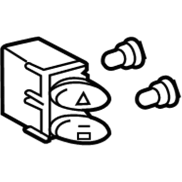 2006 Toyota Sienna Hazard Warning Switch - 84332-AE010