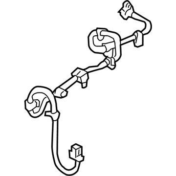 Toyota 89516-08010 Wire, Skid Control Sensor