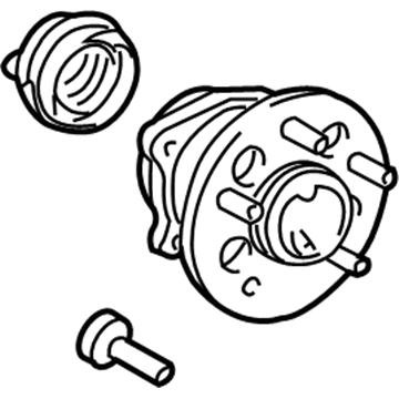 Toyota 42450-08020 Hub & Bearing Assembly