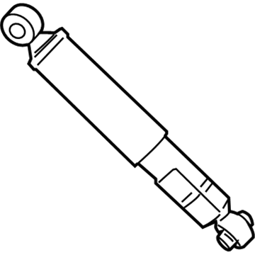 Toyota 48531-42410 Shock Absorber Assembly Rear Left