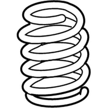 Toyota 48231-42400 Spring, Coil, Rear