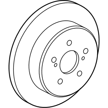 Toyota 42431-12270 Rear Disc