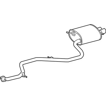 Toyota 17430-24380 Exhaust Tail Pipe Assembly