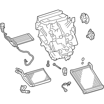 Toyota 87050-52311 Evaporator Assembly