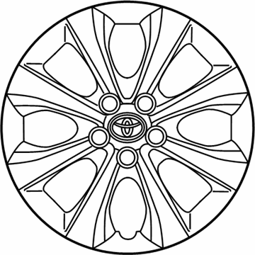 Toyota 42602-02540 Wheel Cover